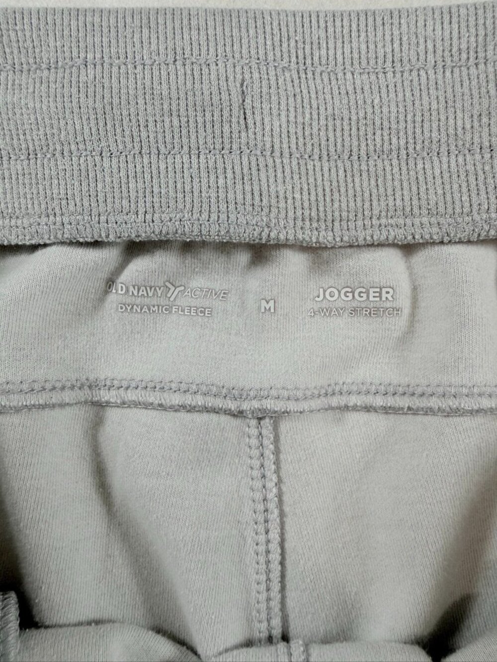 Men's Old Navy Active Gray Dynamic Fleece Jogger Pants Size M - Picture 10 of 11